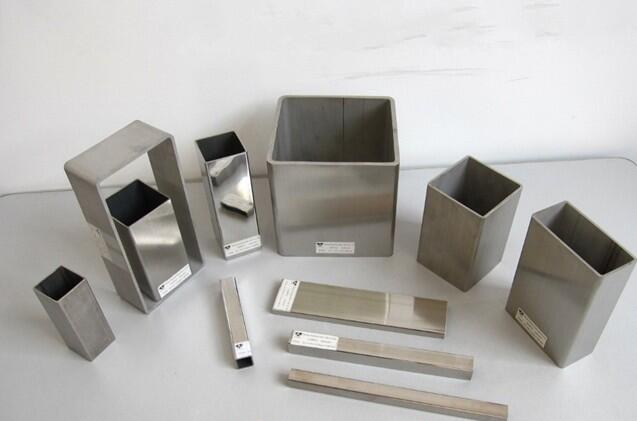 Shaped stainless steel tube